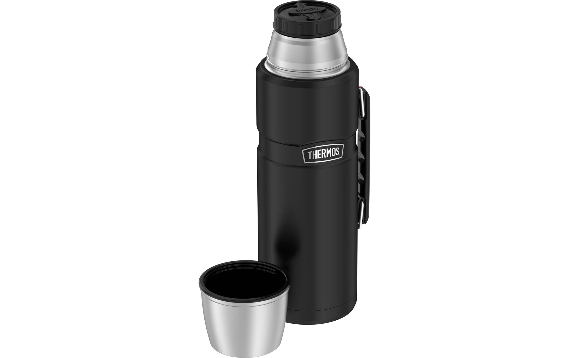 Thermos Stainless King Isolierflasche 1,2 l – Doppelwandig, Edelstahl, Schraubdeckel