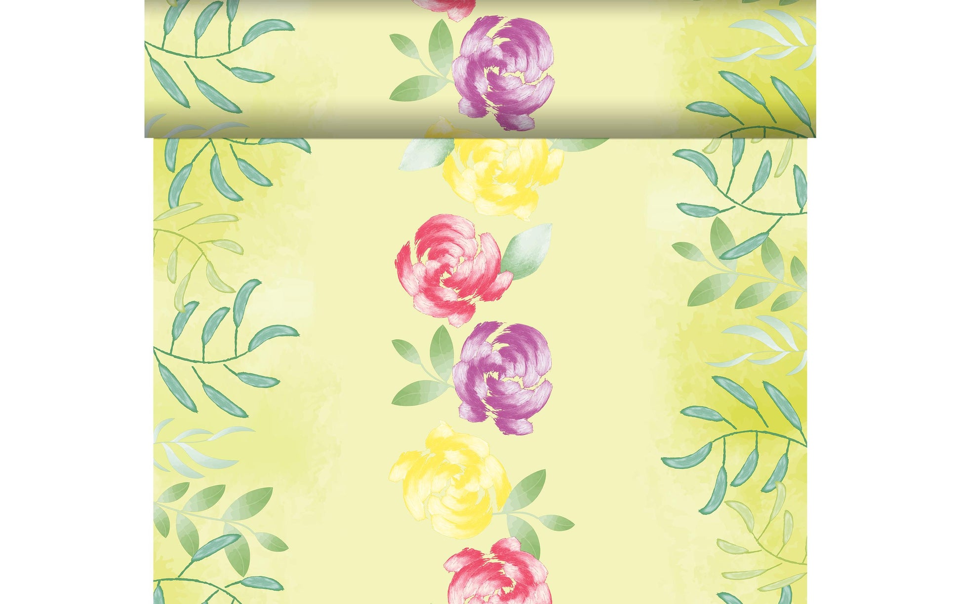 Duni Tischdecke auf Rolle – 40 cm×24 m, Papier (Dunicel), Mehrfarbig, Soft Tropics