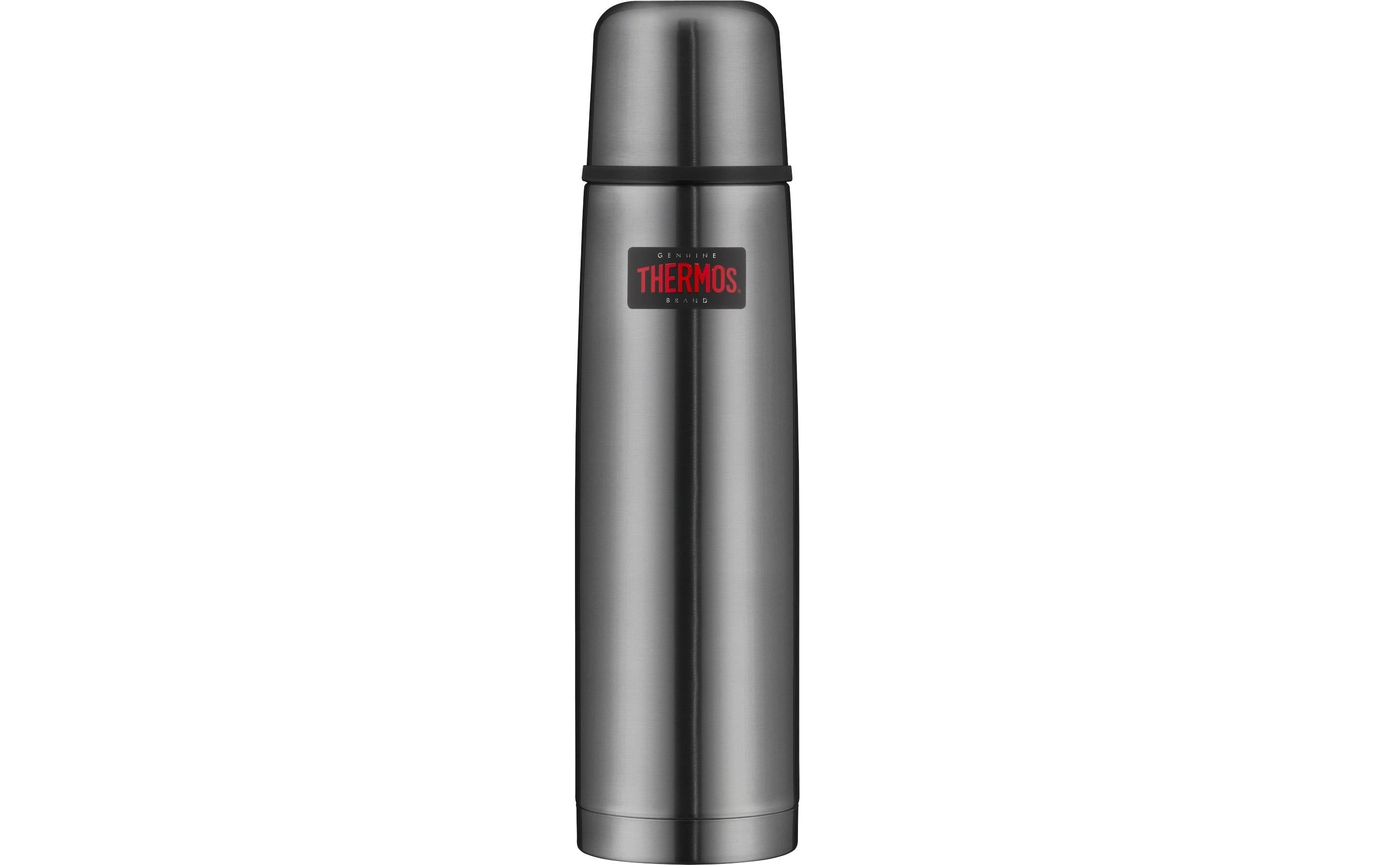 Thermos Isolierflasche 1 l – doppelwandig, Edelstahl, Schraubdeckel
