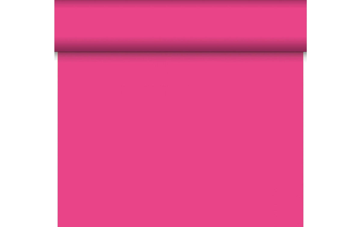 Duni Tischläufer auf Rolle – 40 cm×24 m, Papier (Dunicel), Fuchsia