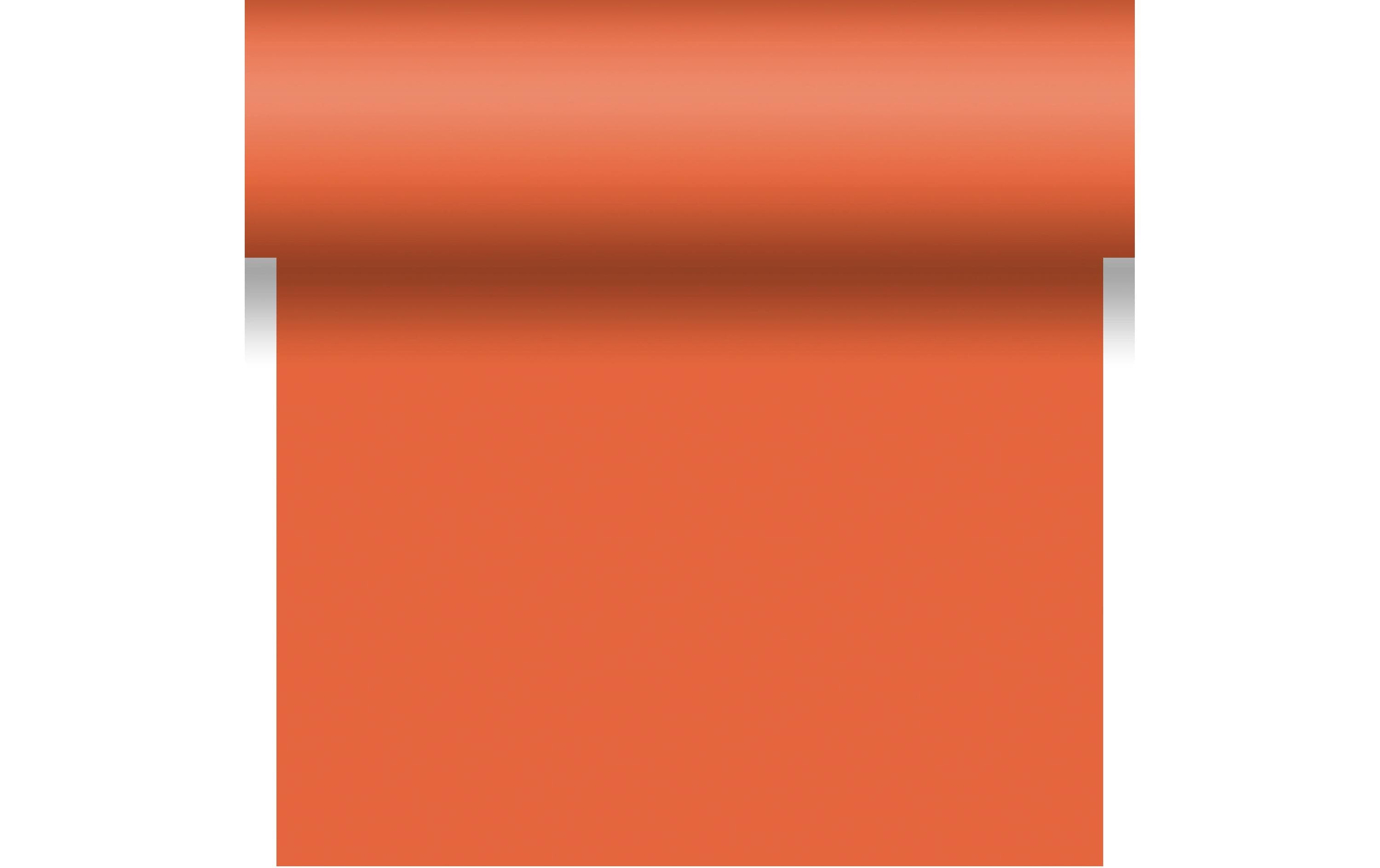 Duni Tischdecke auf Rolle – 40 cm×24 m, Papier (Dunicel), Orange, Tête-à-Tête