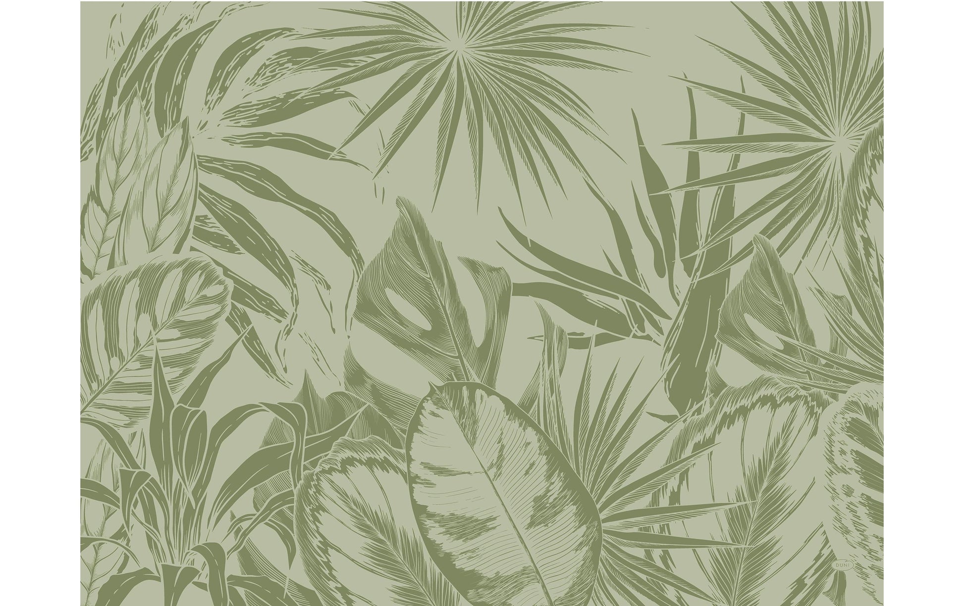 Duni Tischset Tropical Vibes, Blüten, 30 × 40 cm – grün – 1000 Stk.