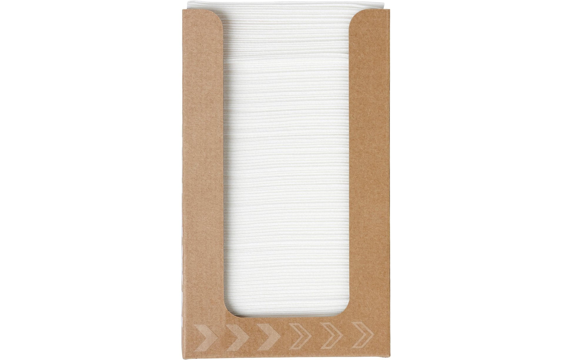 Duni Servietten – weiss – 20 × 20 cm, einlagig – 100 Stück