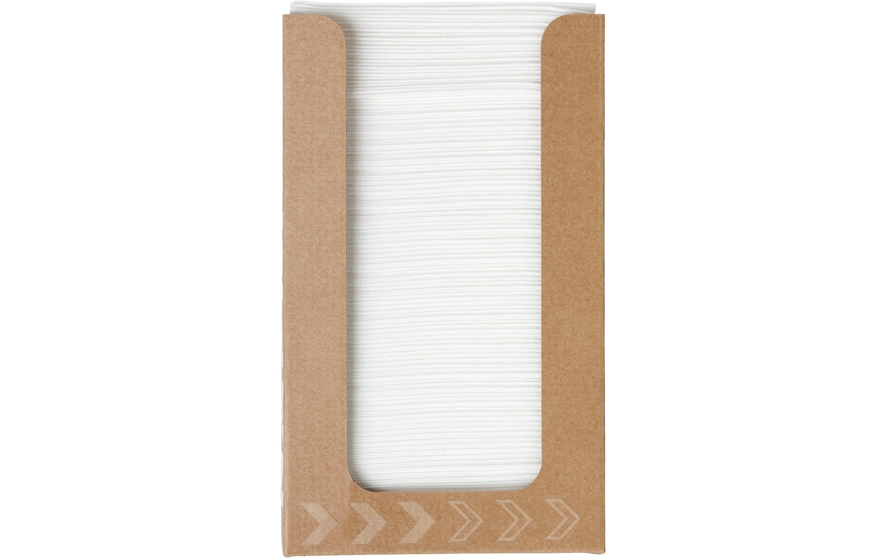 Duni Servietten – weiss – 20 × 20 cm, einlagig – 100 Stück