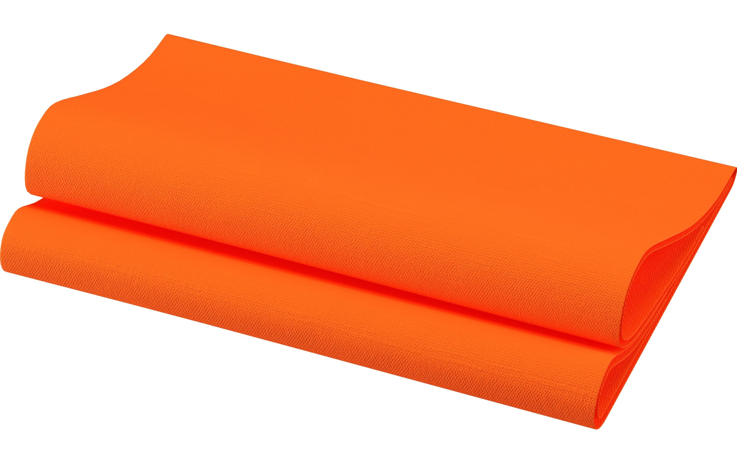 Duni Servietten orange – 40 × 40 cm, 1-lagig – 60 Stück