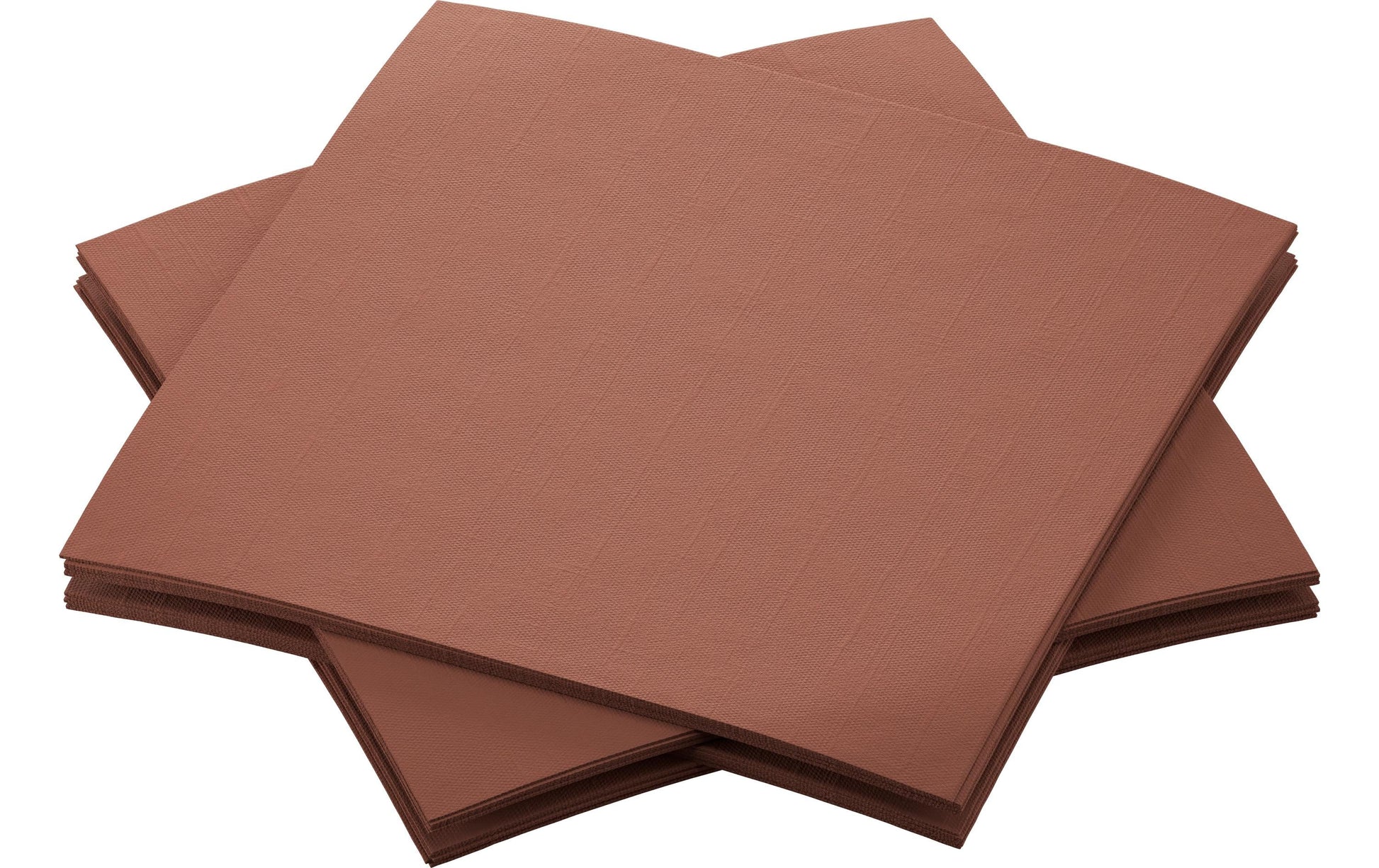 Duni Servietten – braun – 20 × 20 cm, 3-lagig – 180 Stück
