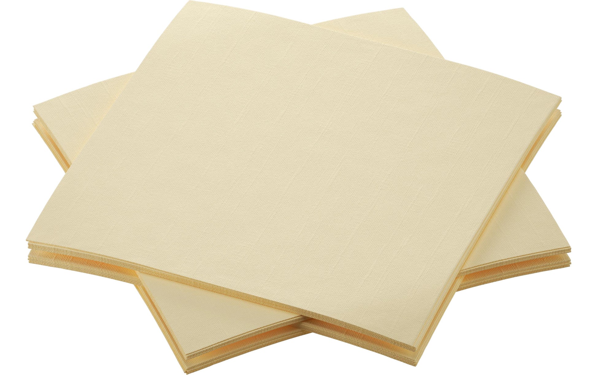 Duni Servietten Bio DSF beige – 20 × 20 cm, 3-lagig – 180 Stück