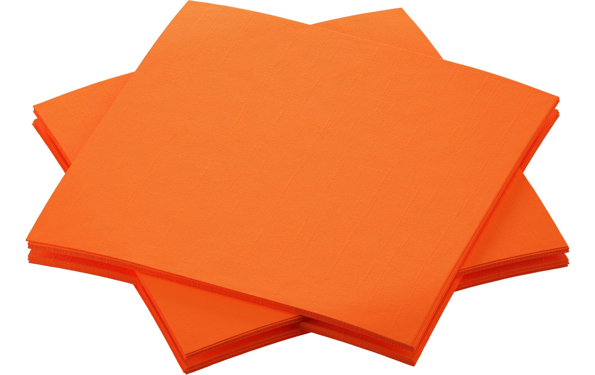 Duni Servietten – orange – 20 × 20 cm, 3-lagig – 180 Stück