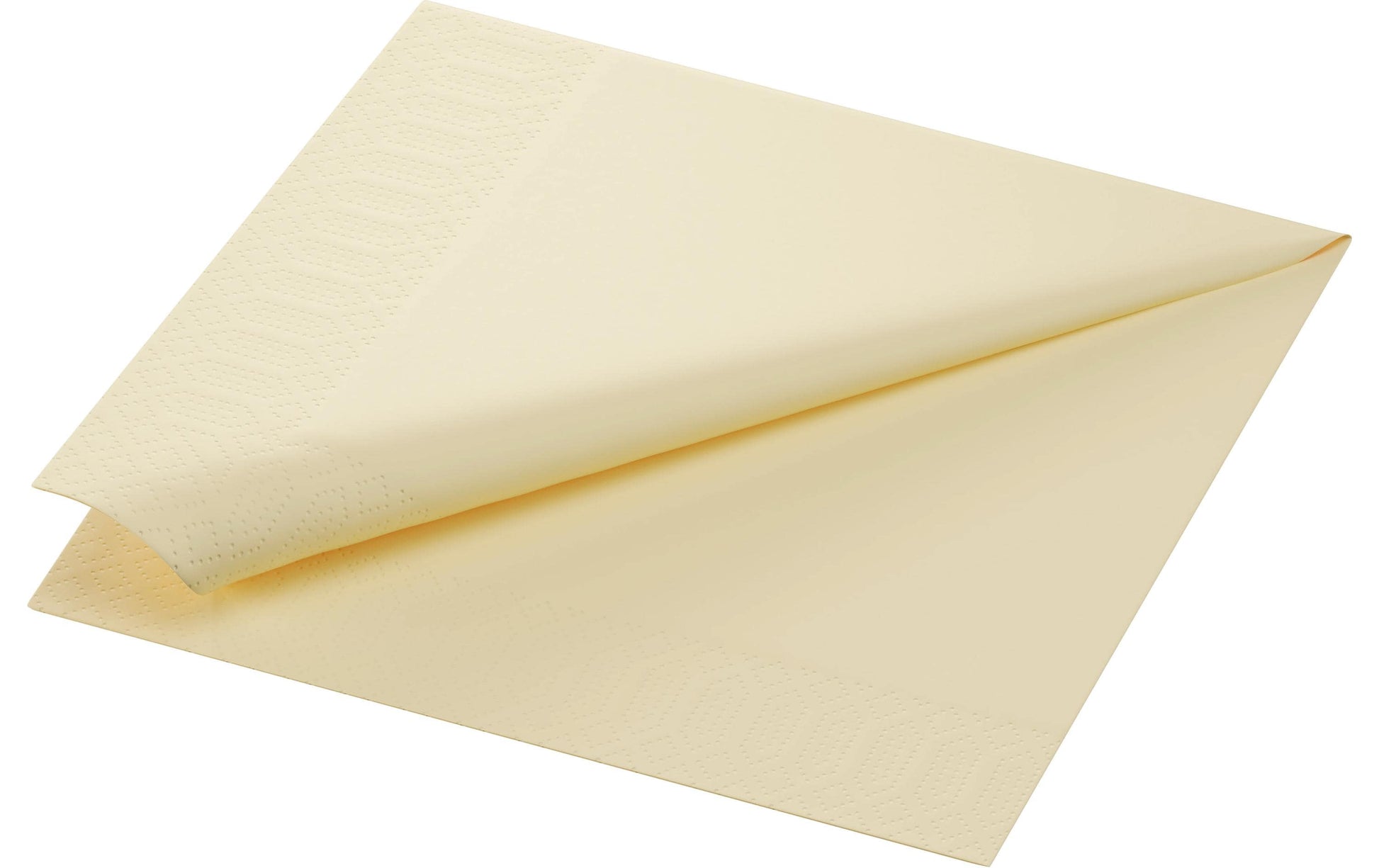 Duni Servietten – creme – 40 × 40 cm, 3-lagig – 250 Stück