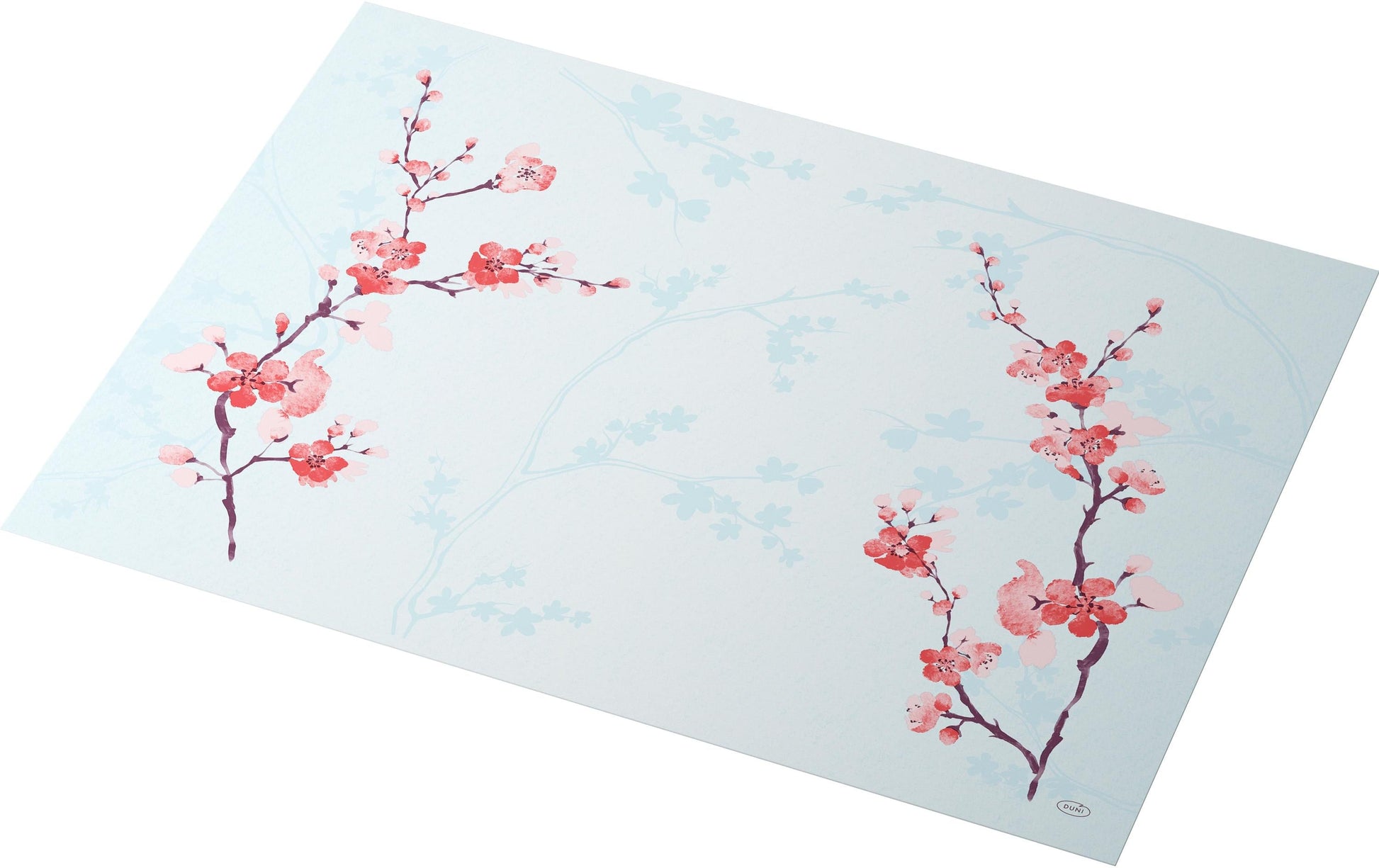 Duni Tischset – 40×30 cm, 100er-Pack, Papier (Dunicel), Rosa/Weiss, Blume