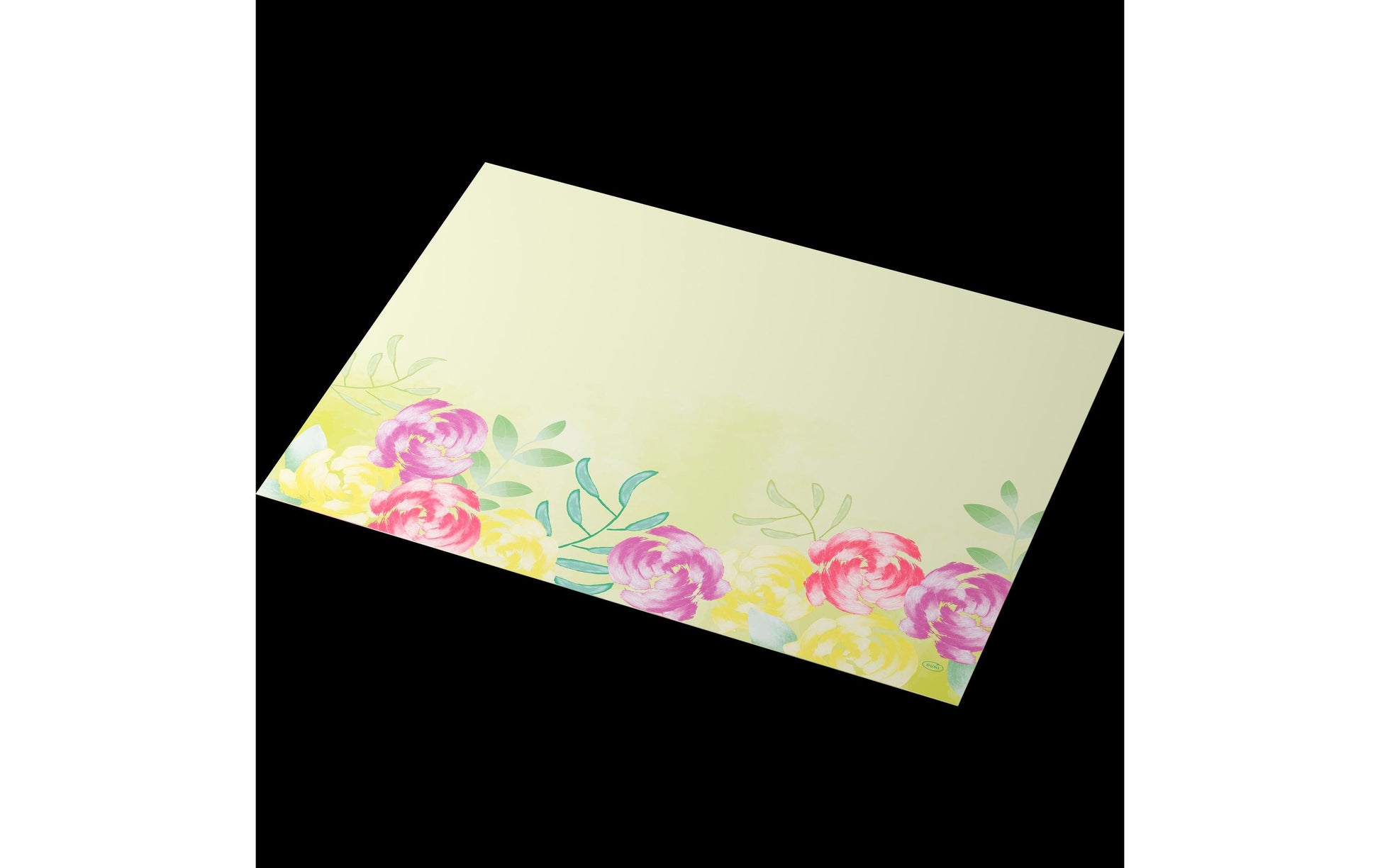 Duni Tischset – 40×30 cm, 250er-Pack, Papier, Gelb, Soft Tropics