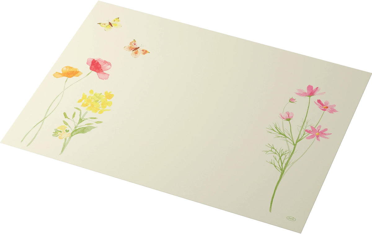 Duni Tischset Mohnfeld – Dunicel, Hellgelb, 40 × 30 cm