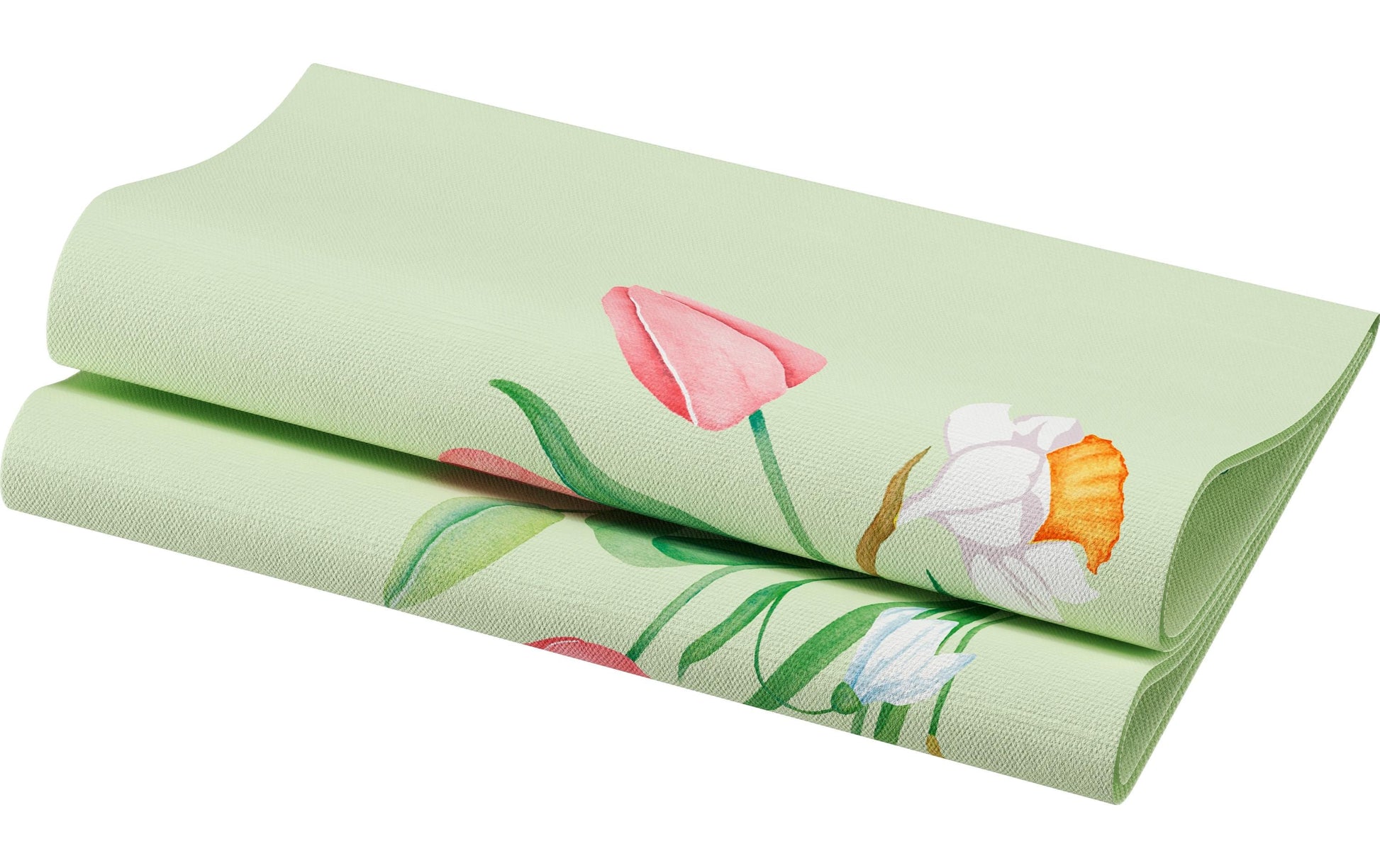 Duni Servietten Spring Melody, mehrfarbig – 40 × 40 cm, 3-lagig – 60 Stück