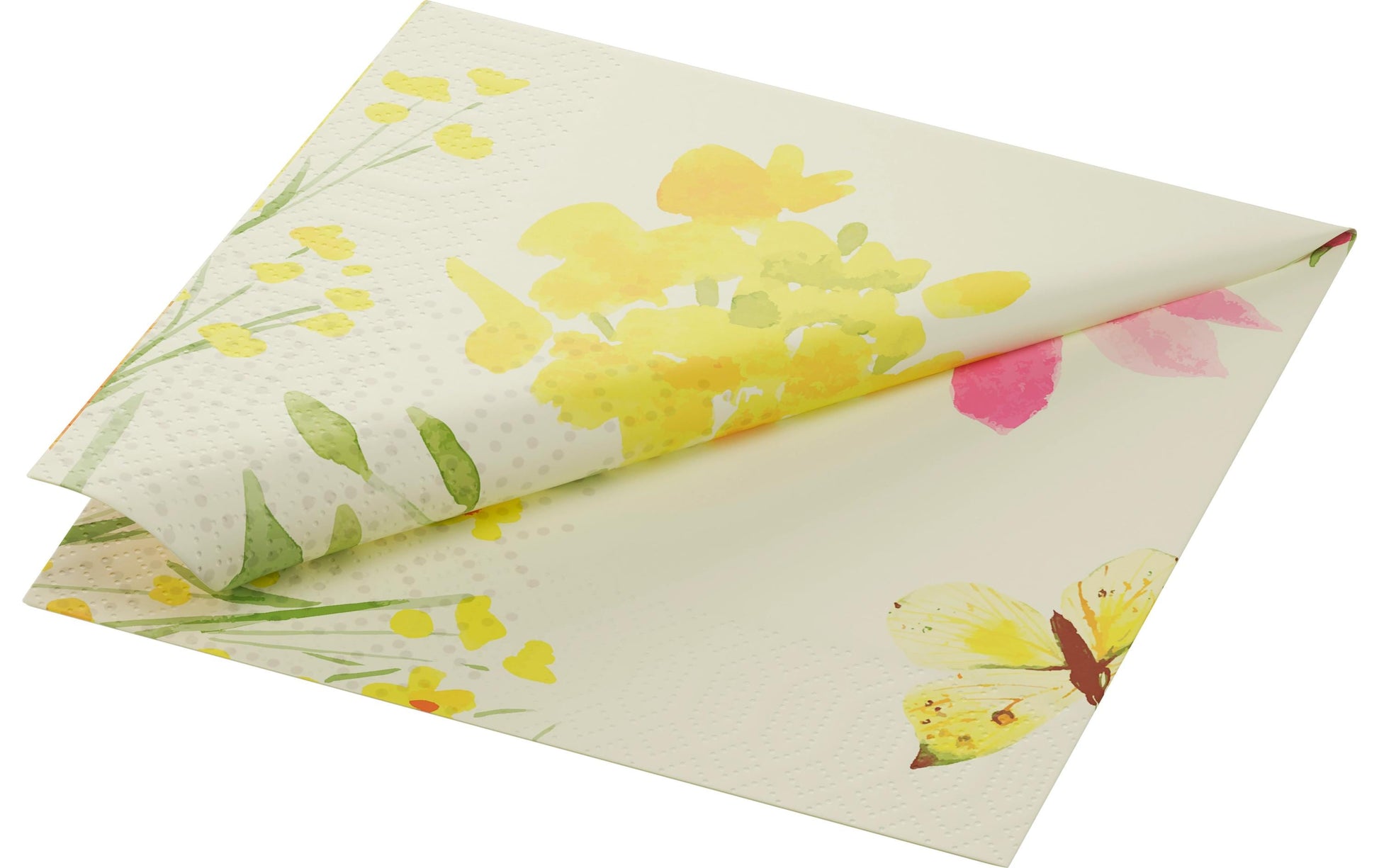 Duni Servietten Mohnfeld mehrfarbig – 33 × 33 cm, 3-lagig – 1 Stück