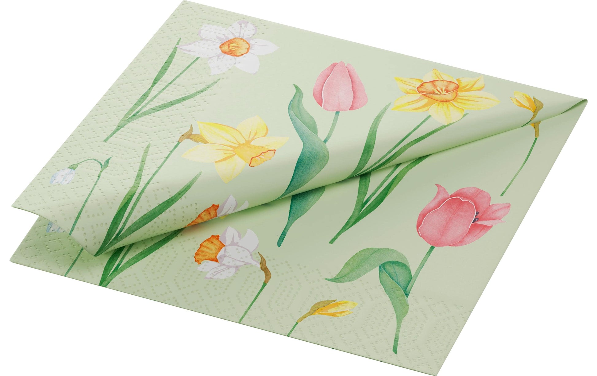 Duni Servietten Spring Melody – mehrfarbig – 33 × 33 cm, 3-lagig – 50 Stück