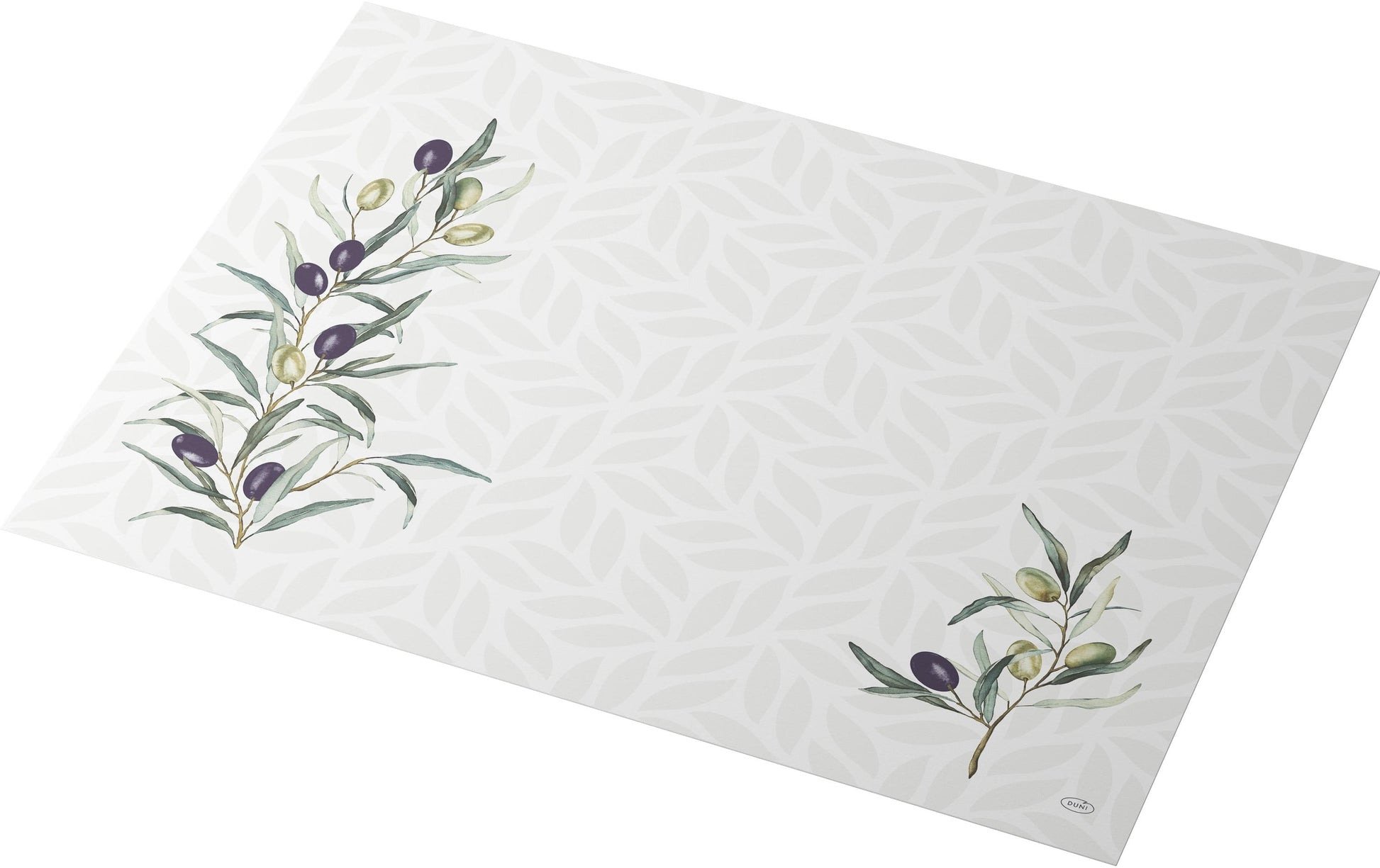 Duni Tischset Olive Garden – Papier, Olivenmotiv, 40 × 30 cm