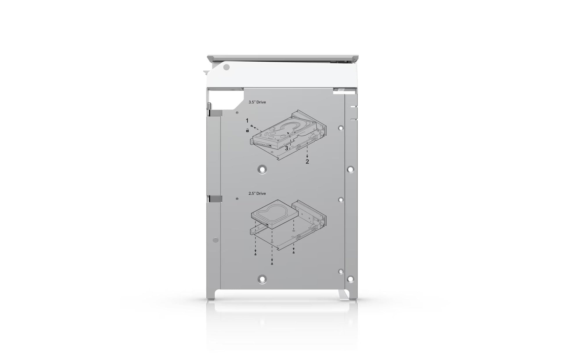 Ubiquiti UniFi UACC-HDD-TRAY – für 2,5"/3,5" HDD/SSD – für UDM-Pro, UDM-SE, UNVR-Pro, UNAS-Pro