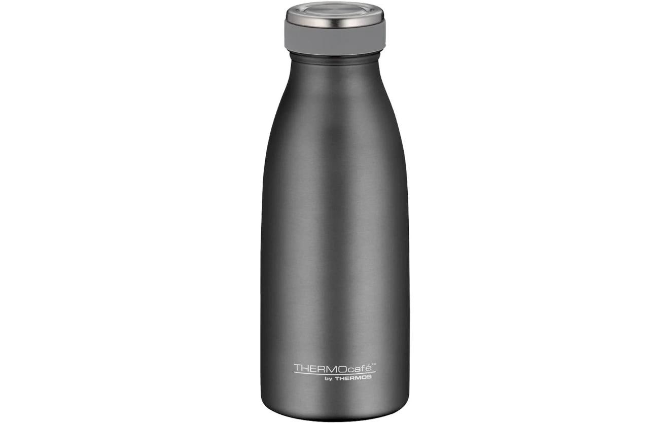 Thermos TC Isolierflasche 350 ml – Doppelwandig 10 h Heiss / 24 h Kalt, Edelstahl, Schraubdeckel