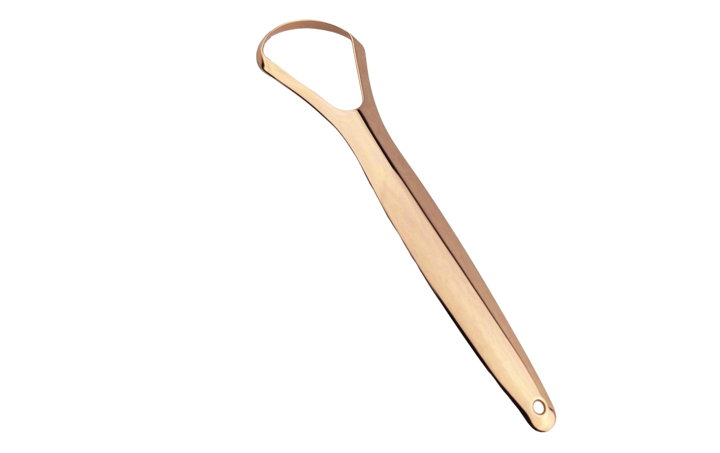 Quick aid Zungenreiniger – 1 Stk – kupfer – Metall