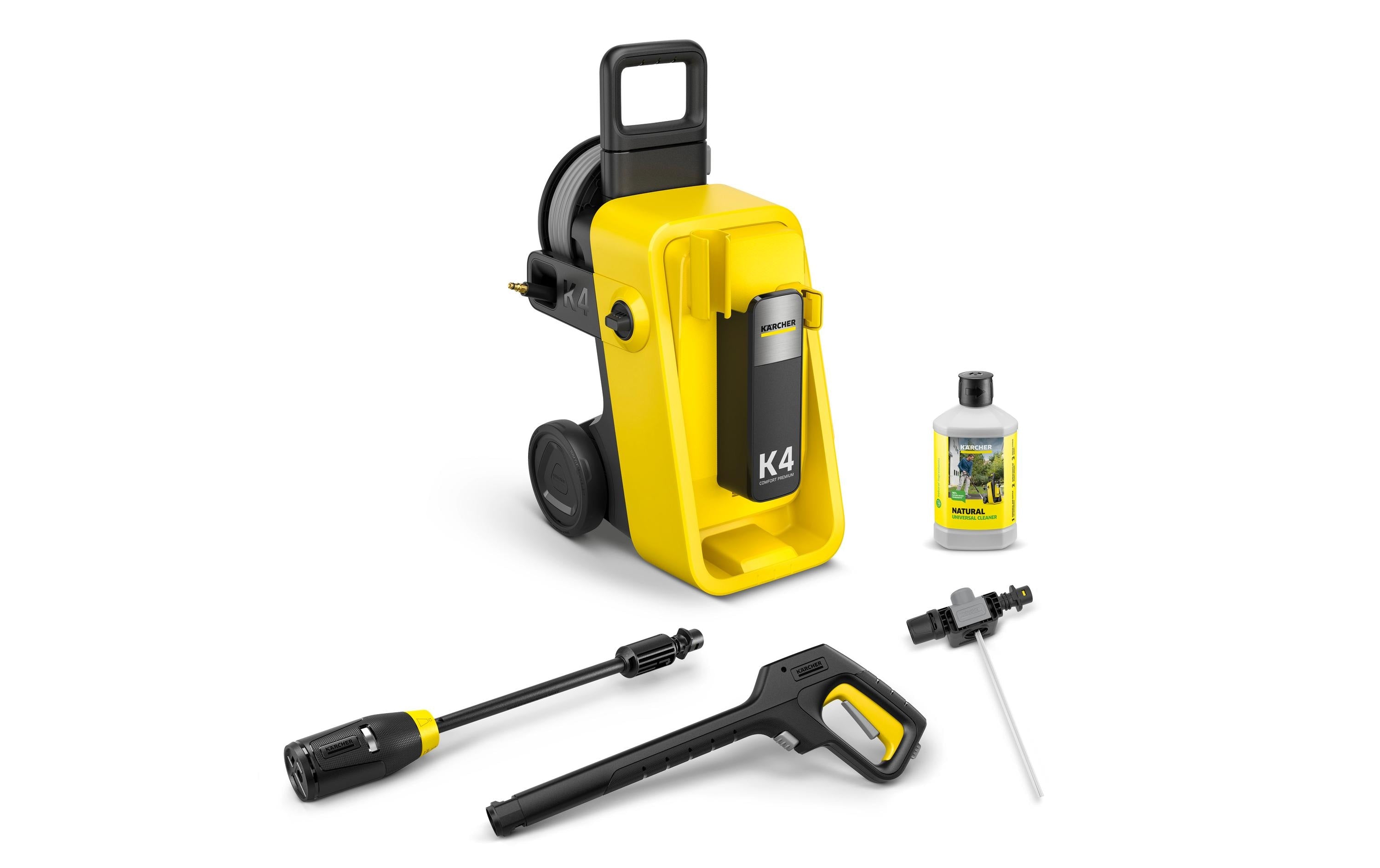 Kärcher K 4 Comfort Premium Hochdruckreiniger – 1800 W – 130 bar, 420 l/h, Schlauch 8 m – Netzbetrieb