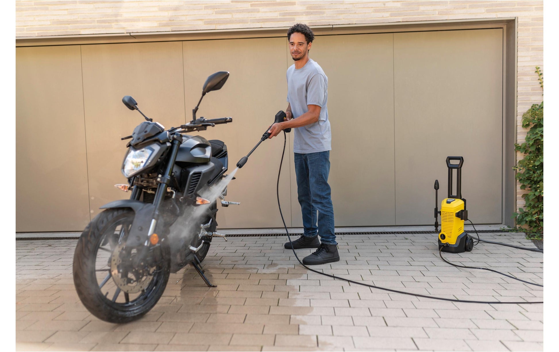 Kärcher K 3 Home Hochdruckreiniger – 1600 W – 120 bar, 380 l/h – 6 m Schlauch – Netzbetrieb