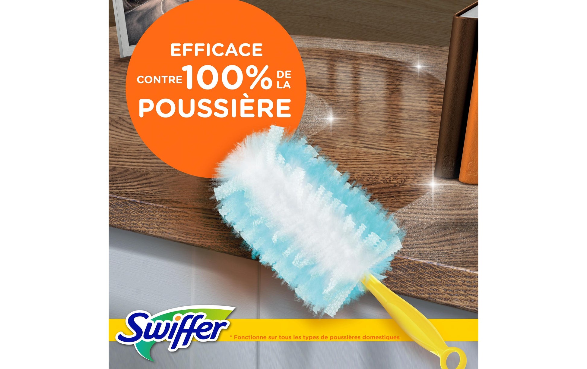 Swiffer Staubwedel Staubmagnet Starterset – Kunststoff – Gelb – 14,3 cm