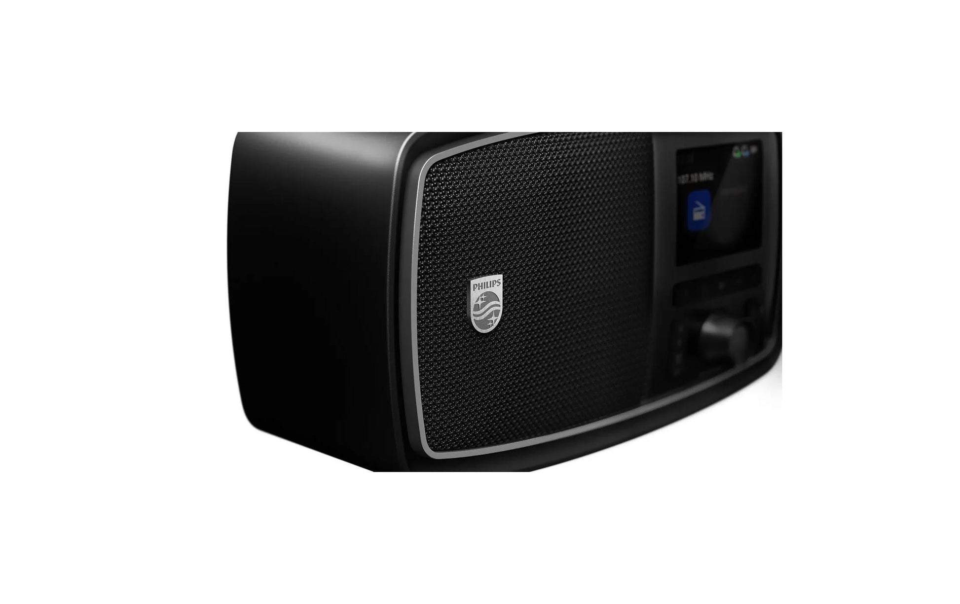 Philips The Janet Century TAV2000FB – Tragbares Radio, UKW, Bluetooth, Akkubetrieb (USB-C) – Schwarz