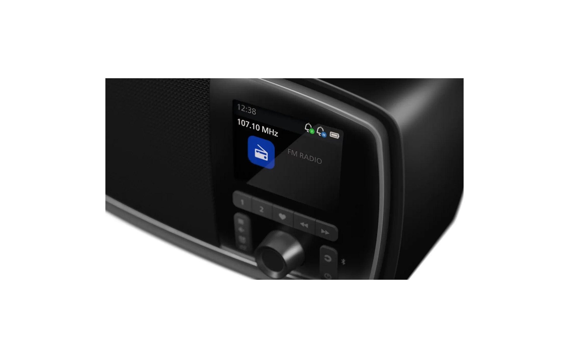 Philips The Janet Century TAV2000FB – Tragbares Radio, UKW, Bluetooth, Akkubetrieb (USB-C) – Schwarz