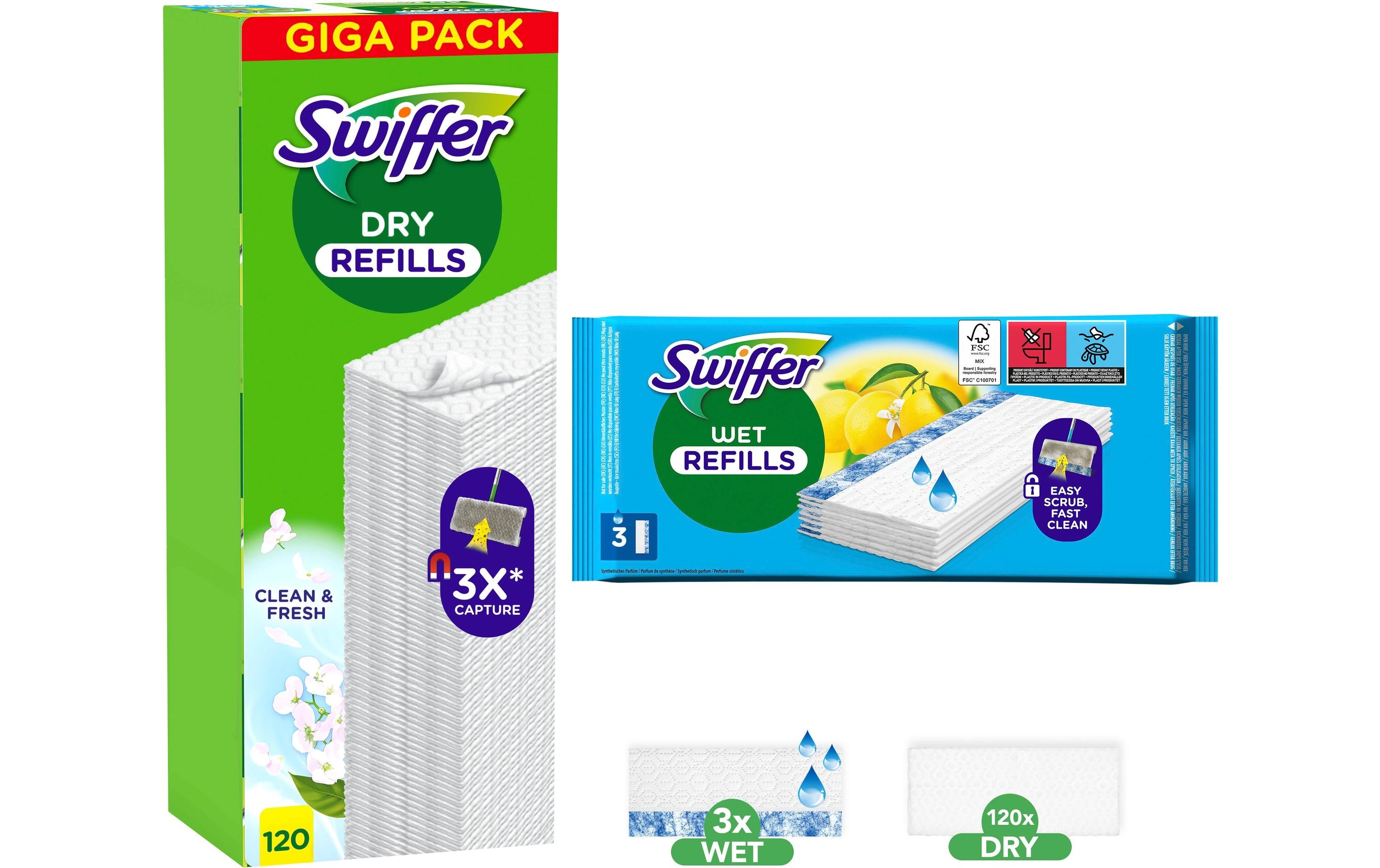 Swiffer Reinigungstücher eCOM – für Boden – 123 Stk.