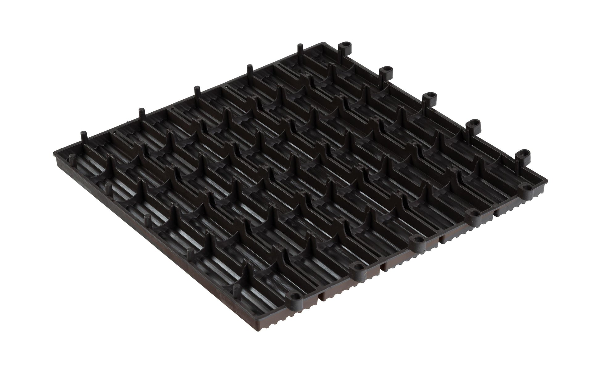 Cocon Bodenplatte – 30 × 30 × 2,4 cm, Polypropylen (PP), Braun, 4 Pack à 6 Stk.