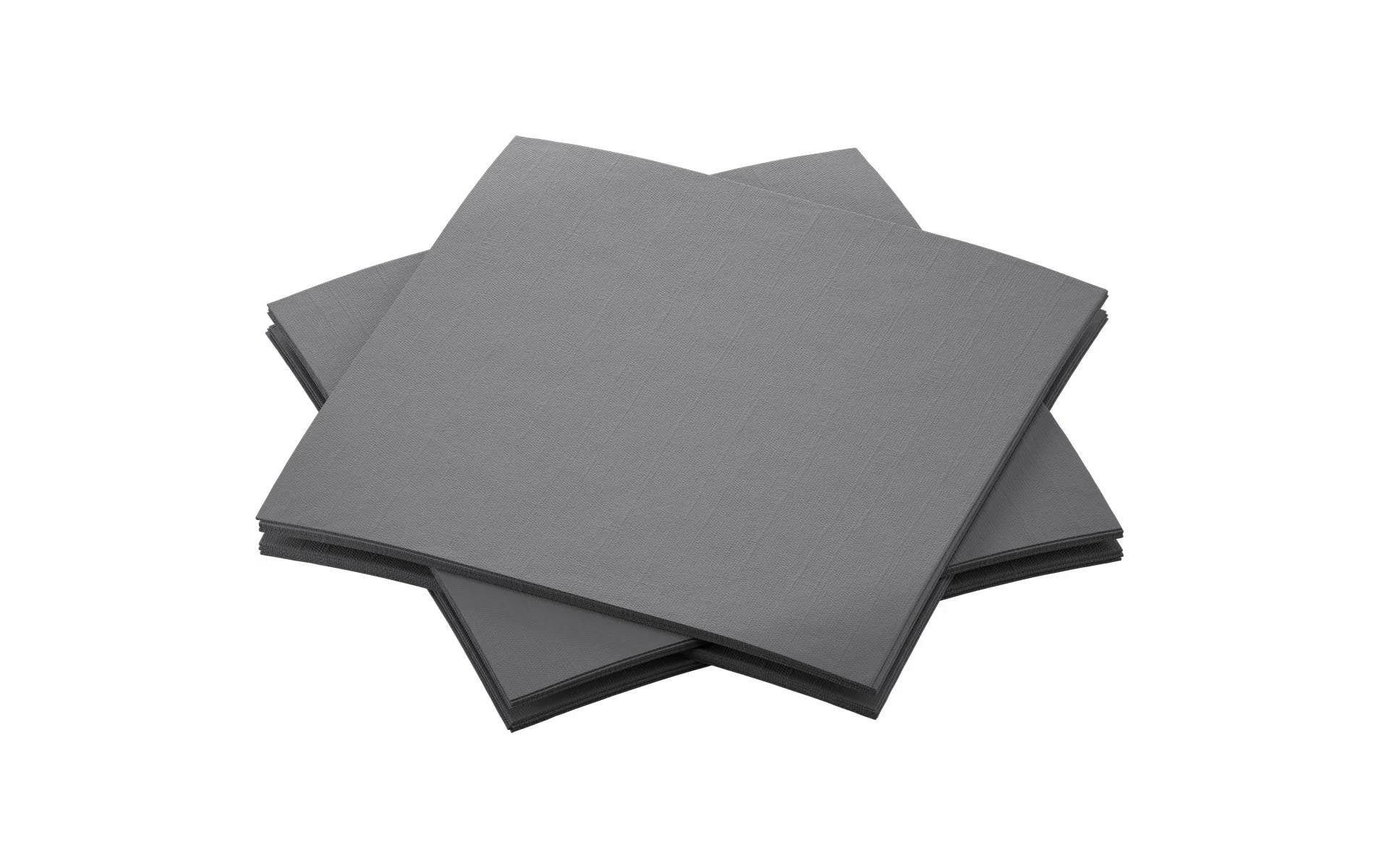 Duni Servietten – Granit – 20 × 20 cm, 3-lagig – 180 Stück