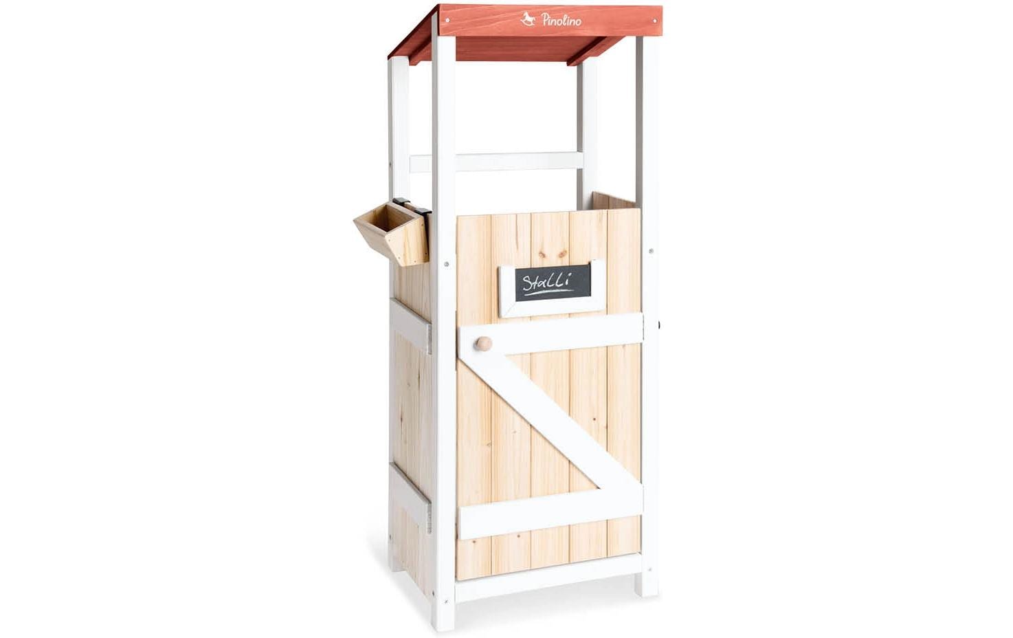 Pinolino Kinderträume Hobby Horse Stall Stalli – 37 × 97 × 26,5 cm – 2-teilig – ab 3 Jahren