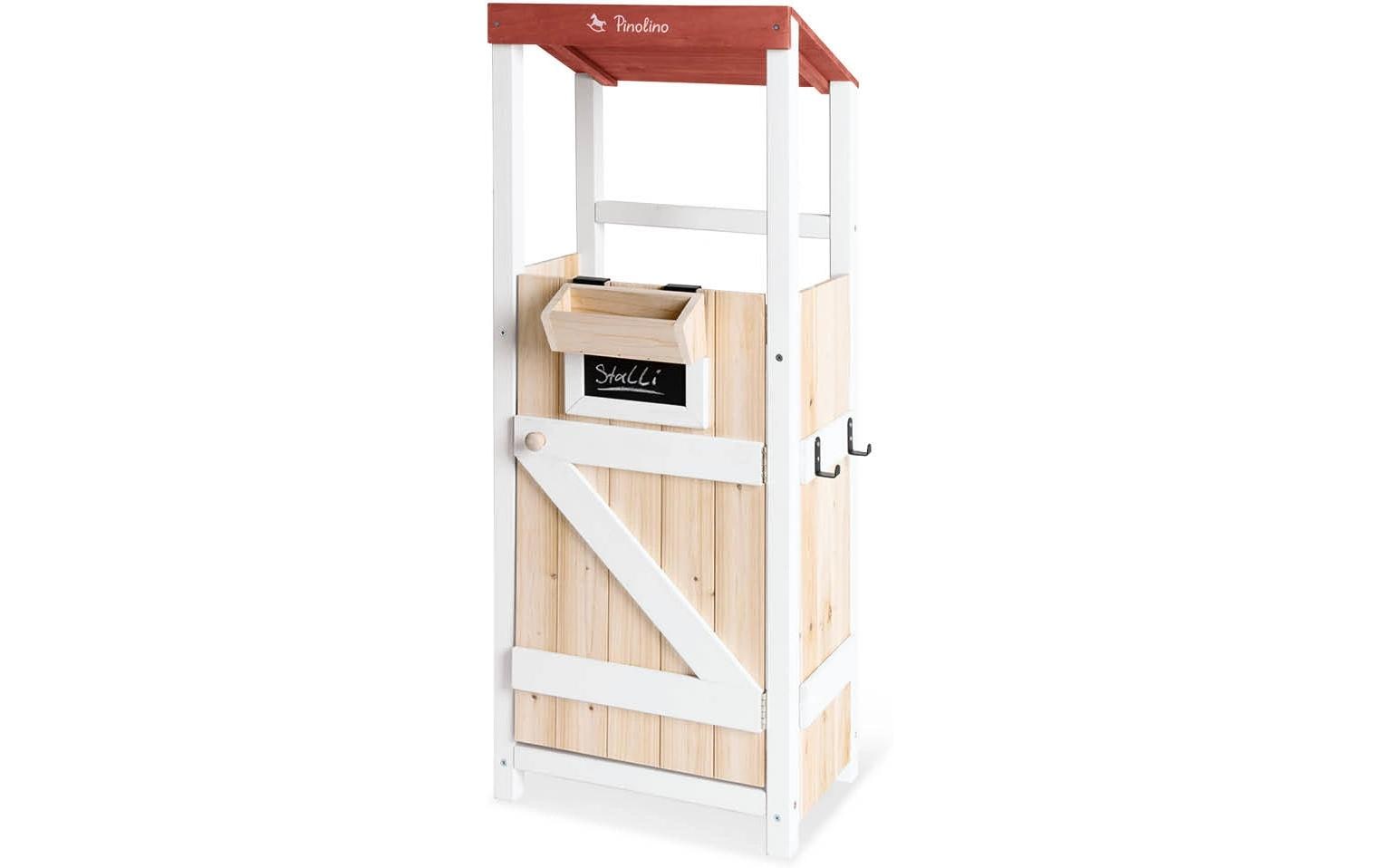 Pinolino Kinderträume Hobby Horse Stall Stalli – 37 × 97 × 26,5 cm – 2-teilig – ab 3 Jahren