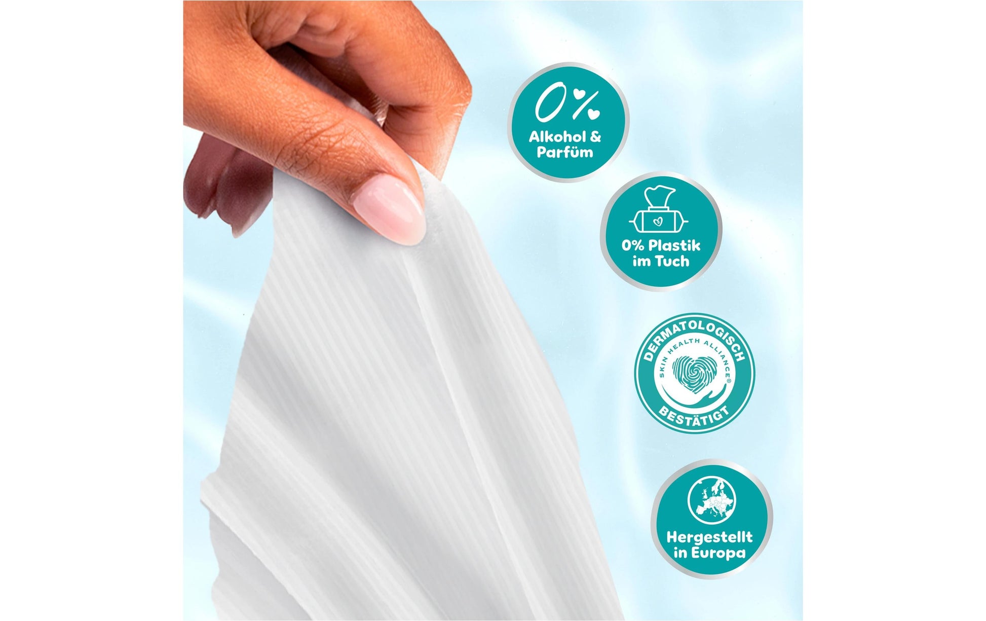 Pampers Feuchttücher – 99 % Wasser – 1080 Stk