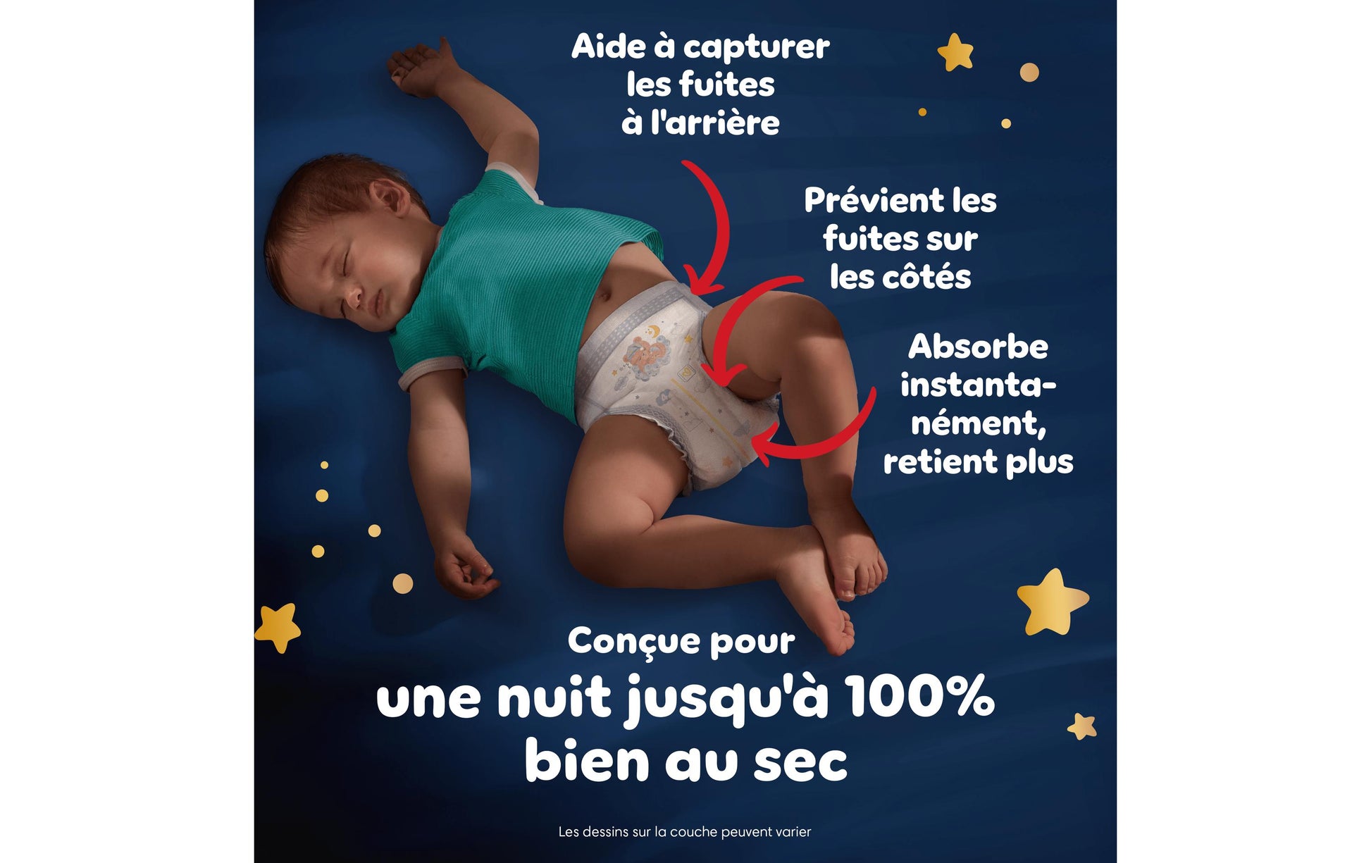Pampers Windelhose Baby Dry Night Pants – Grösse 7 – 136 Stück – weiss