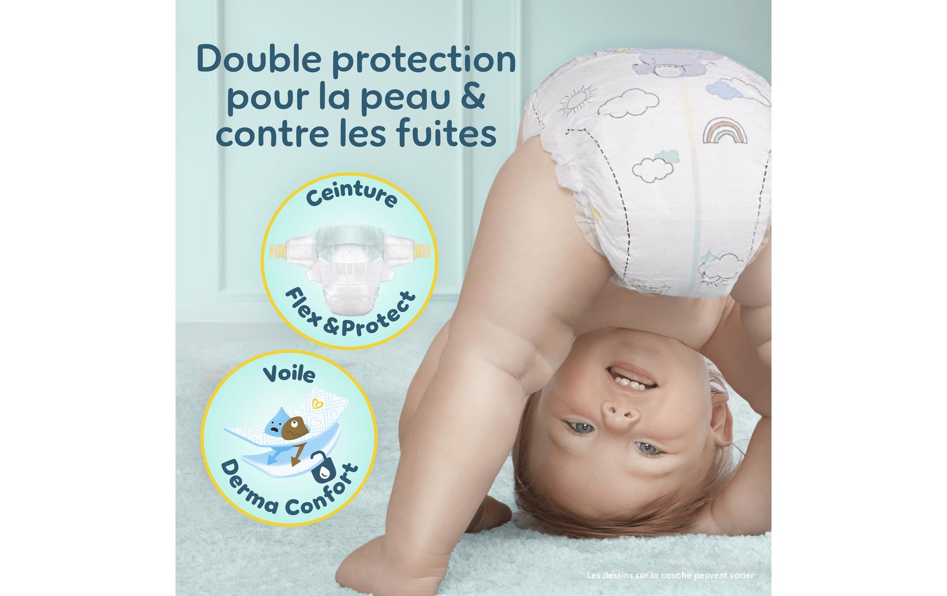 Pampers Windeln Premium Protection Gr. 3+ – 186 Stk – weiss