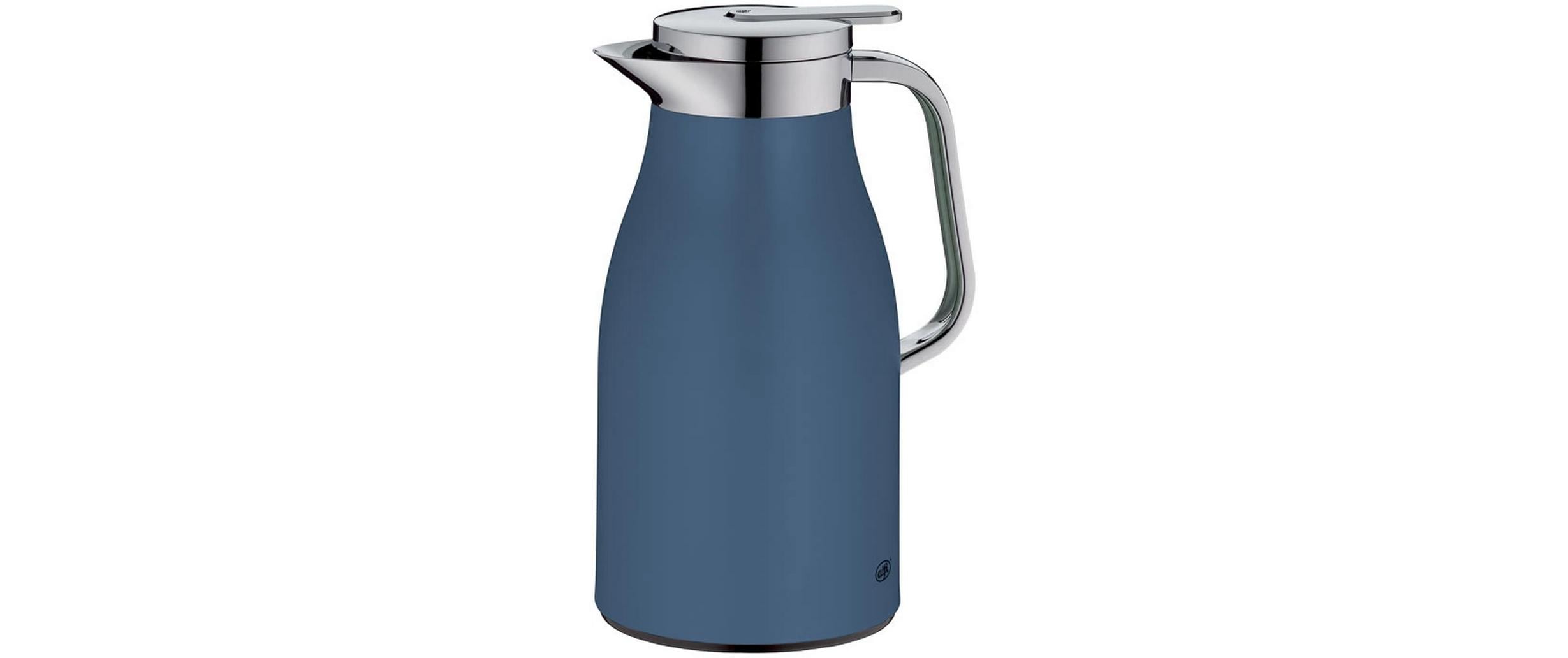 Alfi Thermoskanne Skyline – 1 l, Edelstahl, Blau