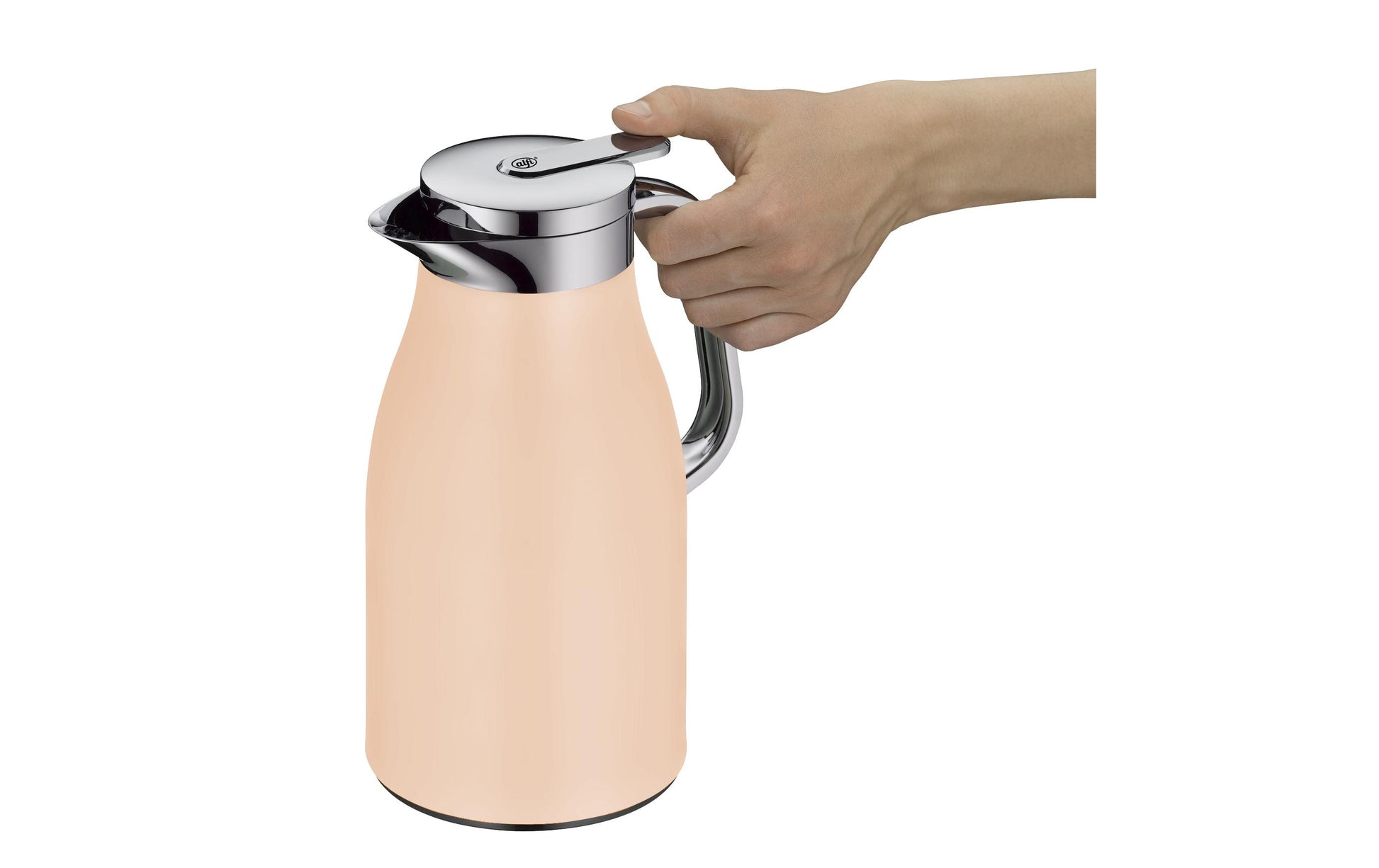 Alfi Skyline Thermoskanne 1 l – Edelstahl, Apricot Orange