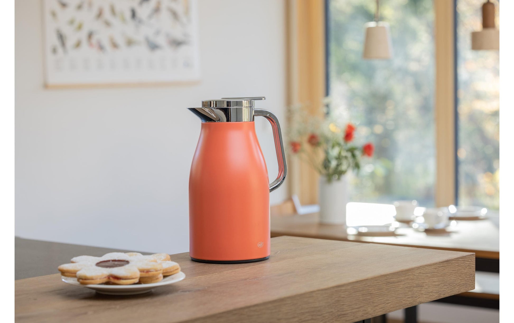 Alfi Thermoskanne Skyline – 1,0 l, Edelstahl, Apricot
