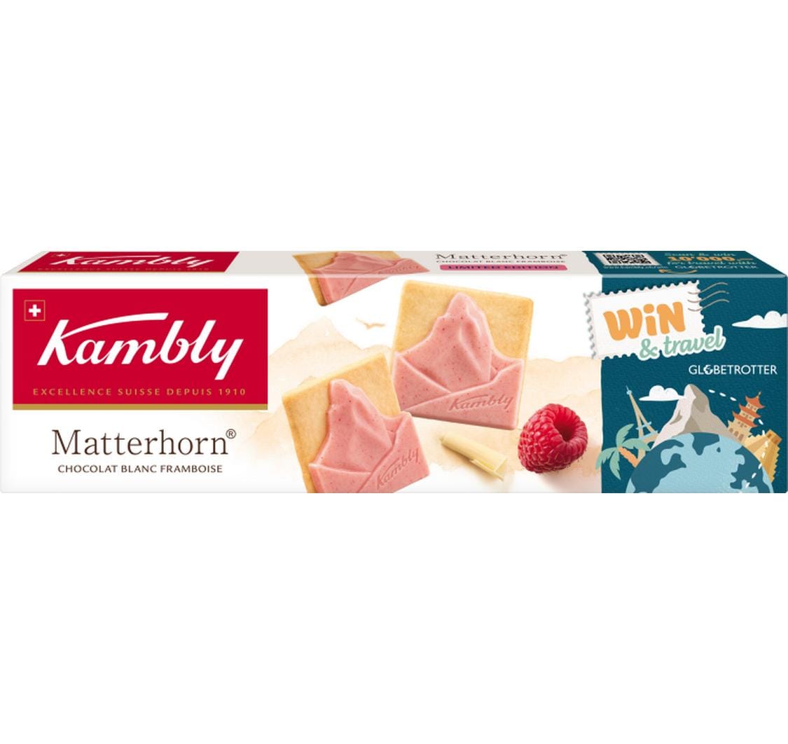 Kambly Matterhorn Guetzli – Himbeere – 100 g