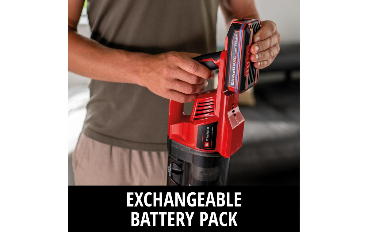 Einhell Akkustaubsauger TE-SV 18 Li-FLX-Solo, 2-in-1 – 0,60 l, 18 V