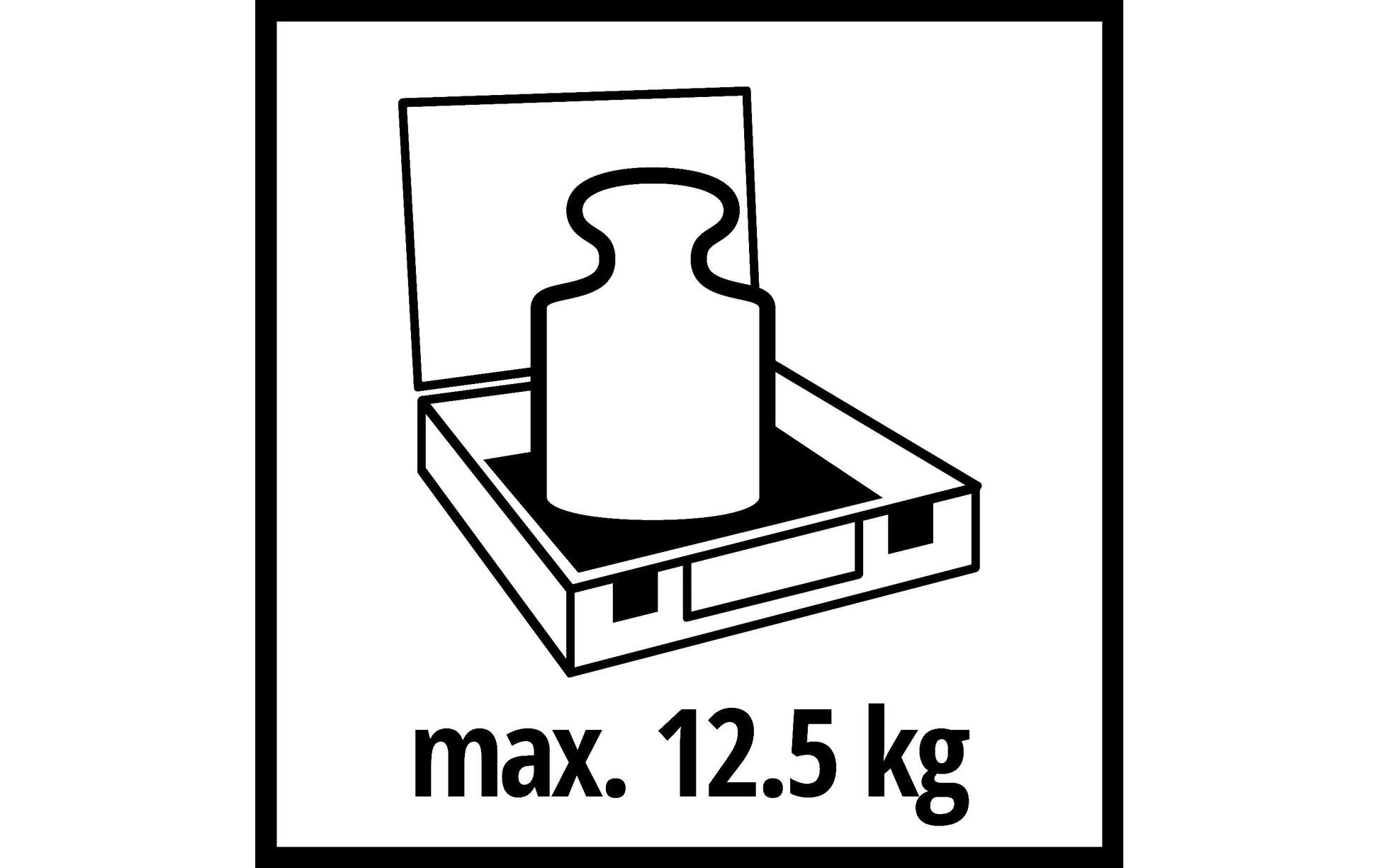 Einhell Half Size Systemkoffer – leer, mit Deckel, abschliessbar – für Einhell E-Case
