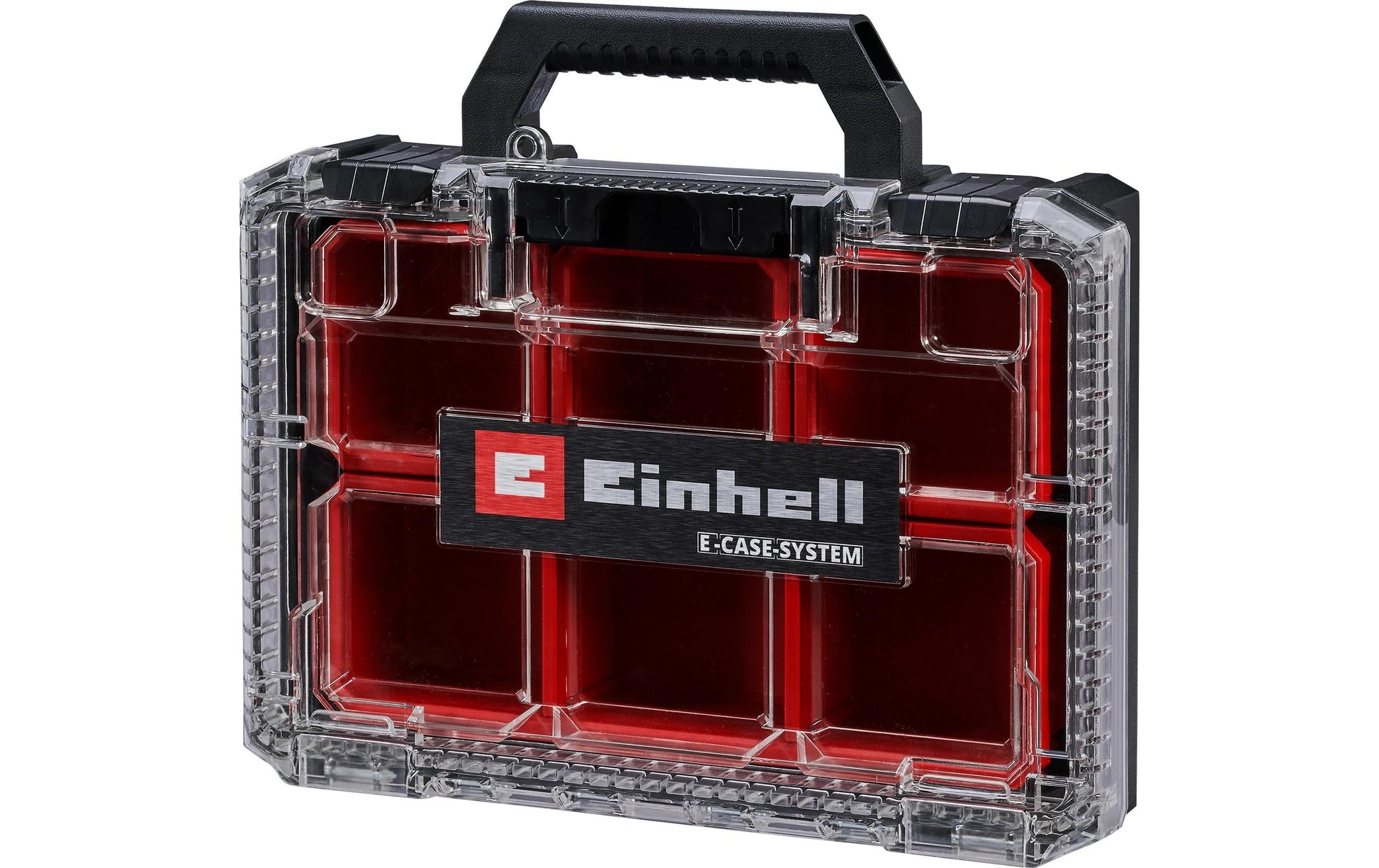 Einhell Half Size Systemkoffer – leer, mit Deckel, abschliessbar – für Einhell E-Case