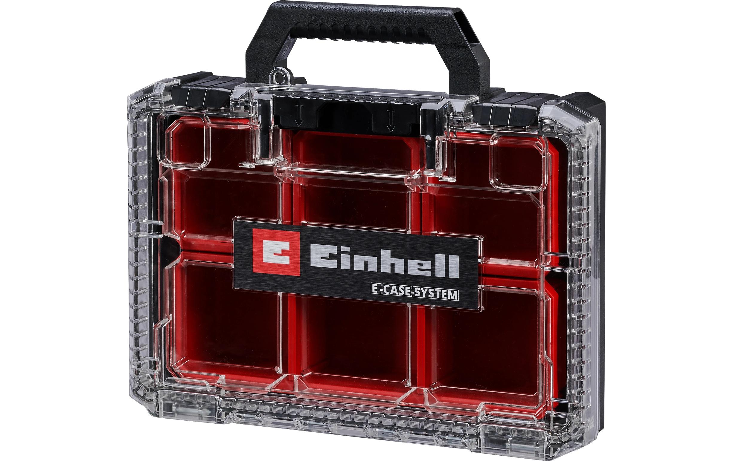 Einhell Half Size Systemkoffer – leer, mit Deckel, abschliessbar – für Einhell E-Case