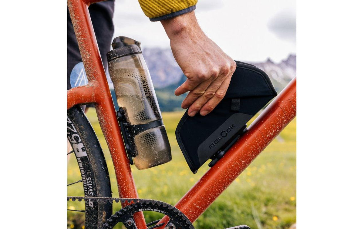 Silwy Fahrradtasche – Magnetverschluss, Rahmenbefestigung, wasserfest – 1,1 l – schwarz – Polyester