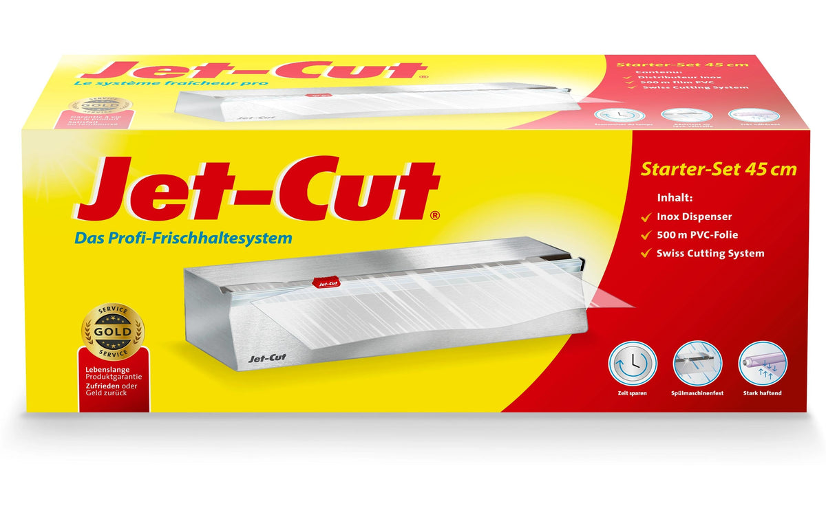 Jet-cut Frischhaltefolie Nachfüllsystem 500 m, 1 Rolle, Kunststoff, Silber
