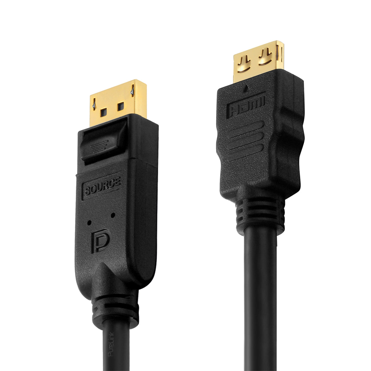 PureLink DisplayPort (Stecker) auf HDMI (Stecker) Adapter, 1920×1200, 15 m, vergoldete Kontakte, PI5100-150