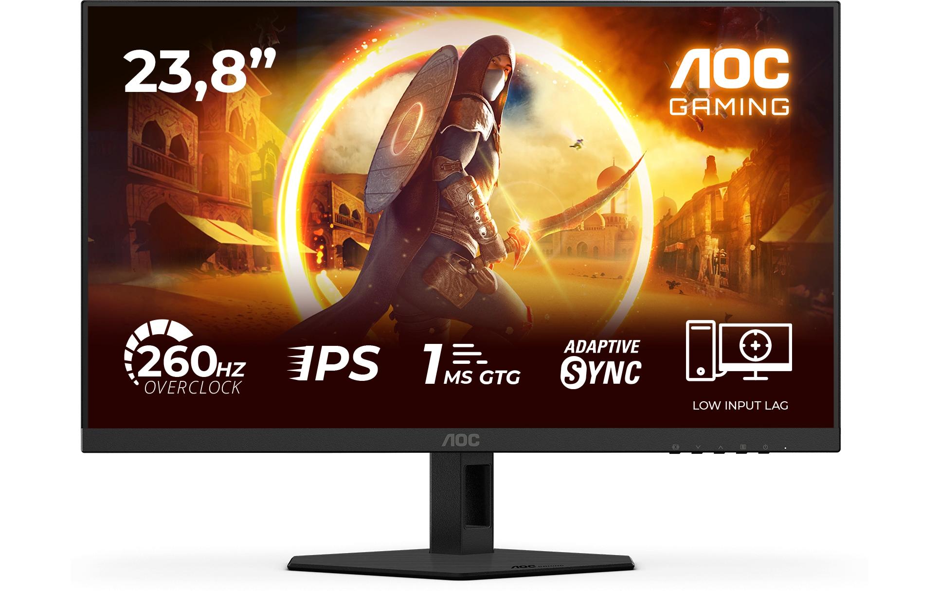 AOC G4 24G4ZRE – 23,8", 1920 × 1080 (Full HD), IPS, 260 Hz, HDR10