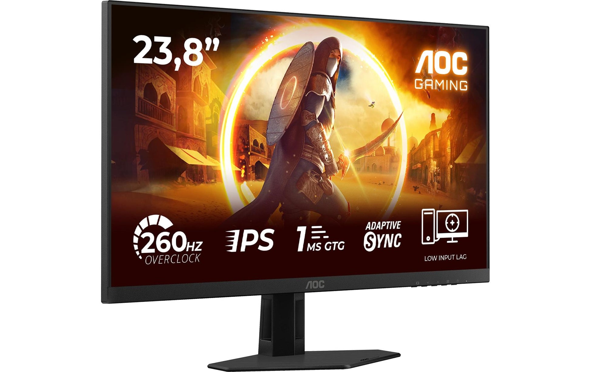 AOC G4 24G4ZRE – 23,8", 1920 × 1080 (Full HD), IPS, 260 Hz, HDR10