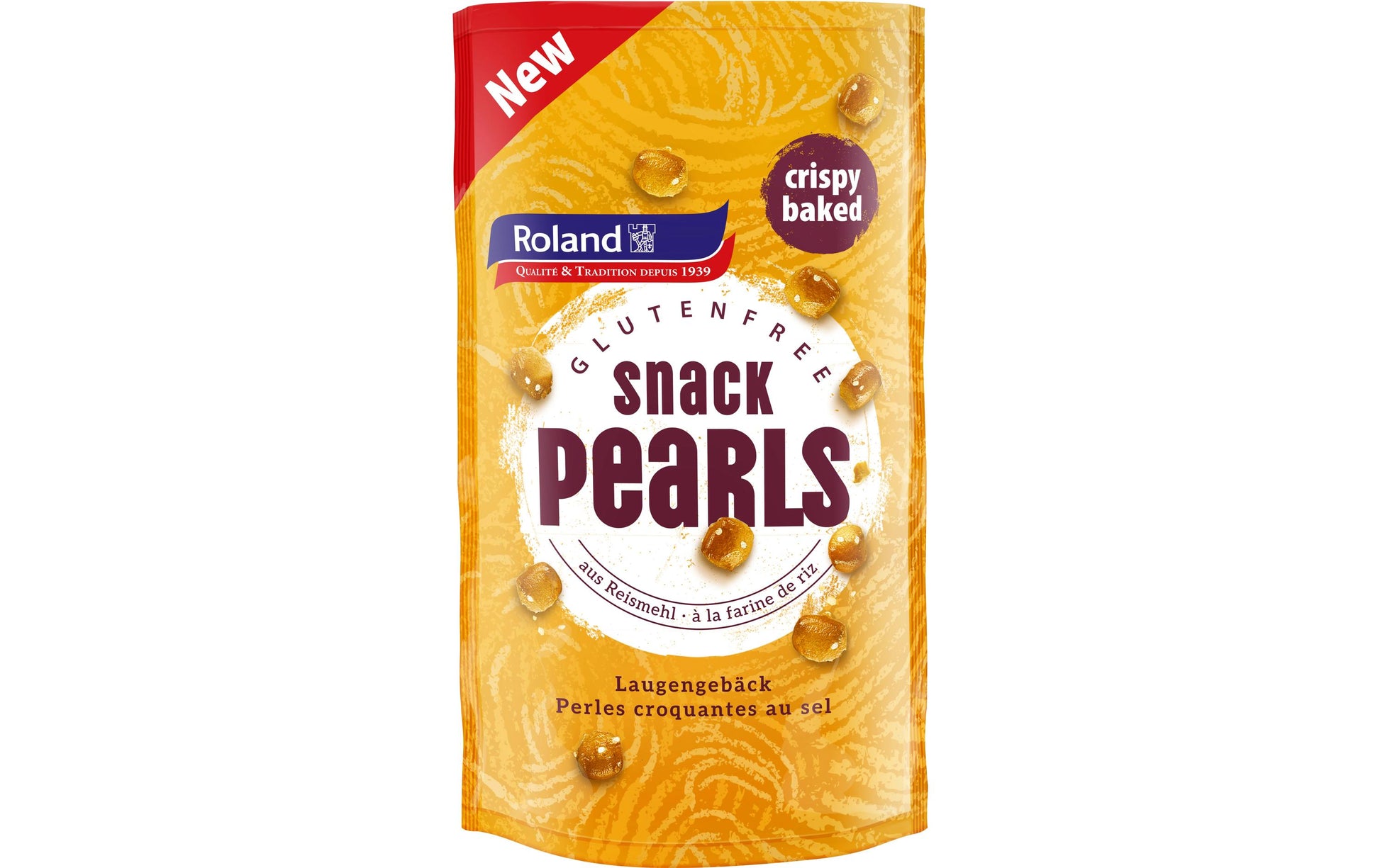 Roland snacks Roland Snack Pearls Salzgebäck, glutenfrei – 90 g
